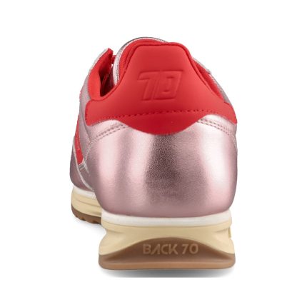 Back 70 Ladies Jogger NM41 Laced Trainer in Pink