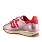 Back 70 Ladies Jogger NM41 Laced Trainer in Pink