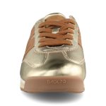 Back 70 Ladies Jogger NM44 Laced Trainer in Gold
