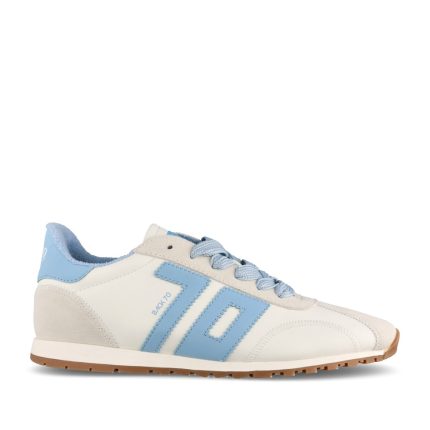 Back 70 Ladies Laced Trainer in Sky Blue