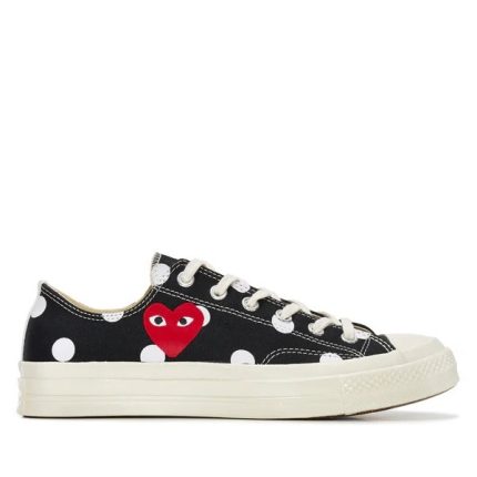 Comme des Garçons Play Chuck 70 Low Polka Dot (Black)