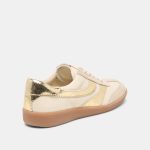 Dolce Vita Merit Sneakers White Gold Leather