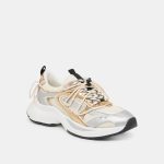 Dolce Vita Selmar Sneakers Silver Gold Leather