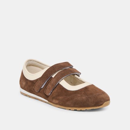Dolce Vita Swan Sneakers DK Brown Suede