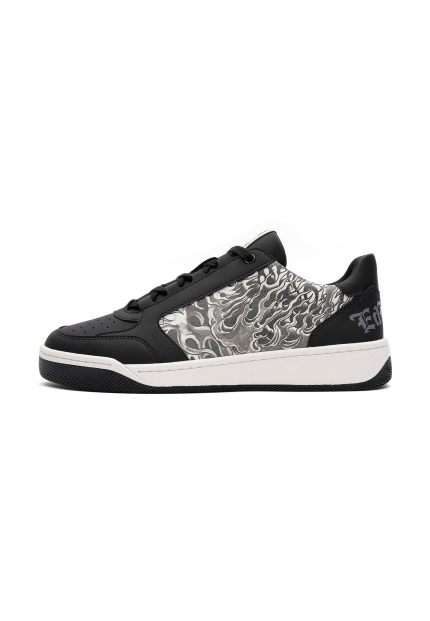 Ed Hardy Mens Ace Low Flames - Black