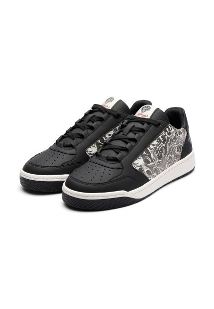 Ed Hardy Mens Ace Low Flames - Black