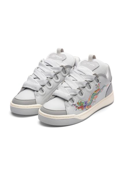 Ed Hardy Mens Hardflip Low - Dragons - DK Grey