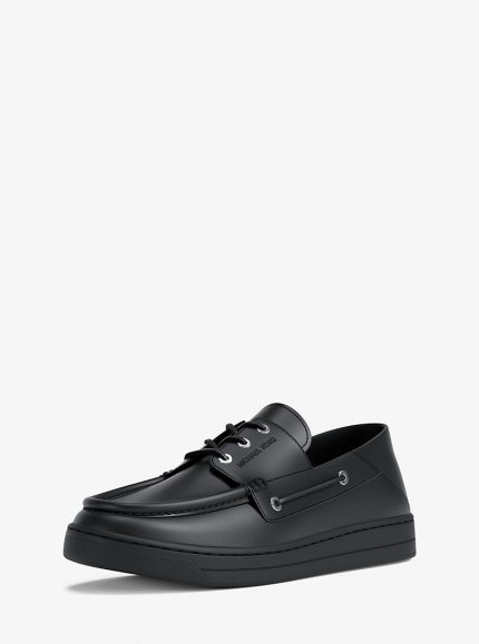 Michael Kors Aiden Leather Boat Shoes