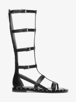 Michael Kors Noa Studded Leather Gladiator Sandal