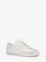 Michael Kors Nolan Metallic Leather Sneaker