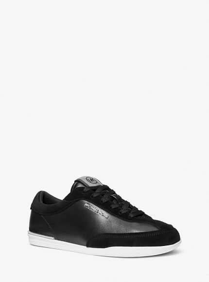 Michael Kors Nolan Suede and Leather Sneaker