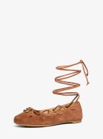 Michael Kors Shae Flex Suede Ballet Flat