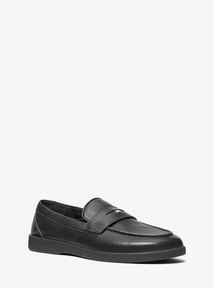 Michael Kors Wesley Pebbled Leather Loafer