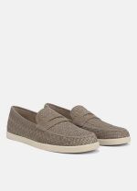 Vince Santino Woven Suede Loafer